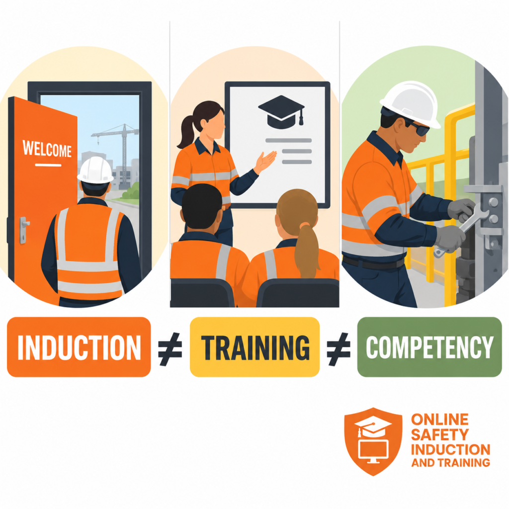Safety induction, workplace training and competency explained